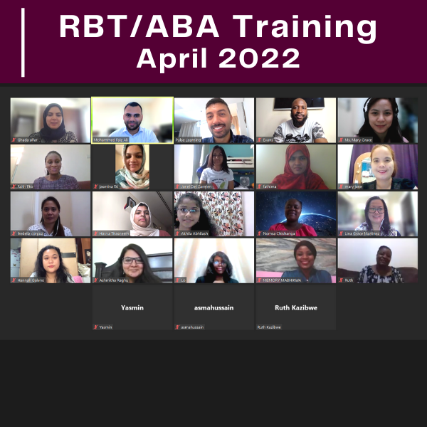 RBT/ABA Training - April 2022